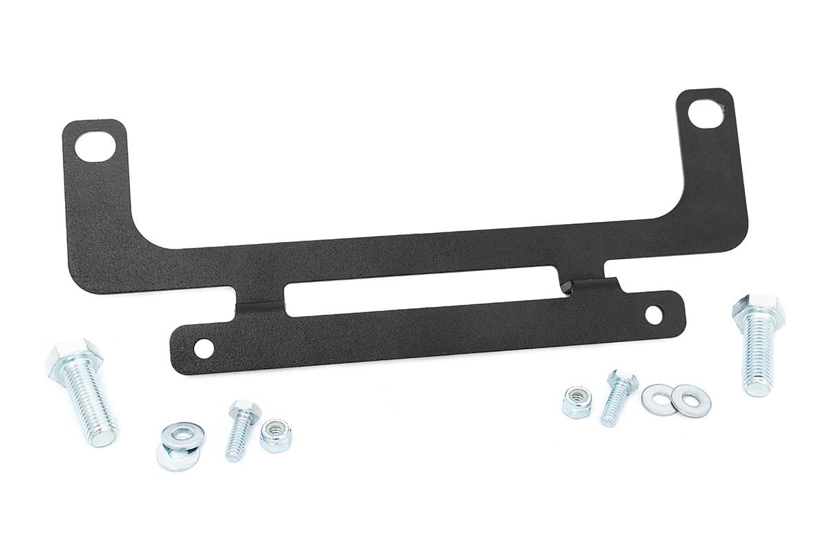 License Plate Mount - Front - Rough Country - Roller Fairlead